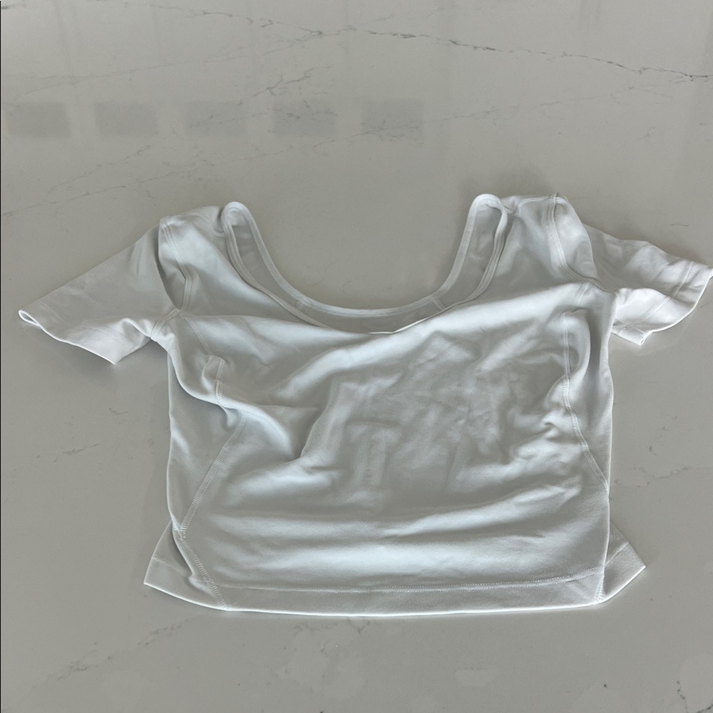 lululemon athletica White Crop Top
